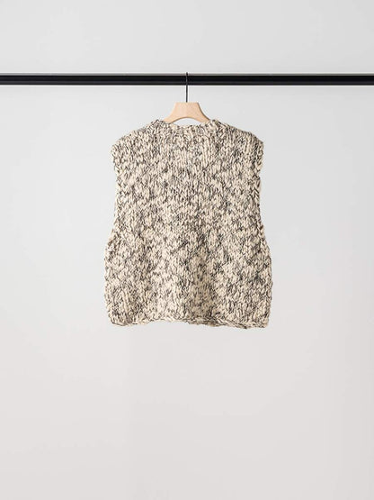 【予約販売】YENN HAND SLUB MIX VEST Y264-91129