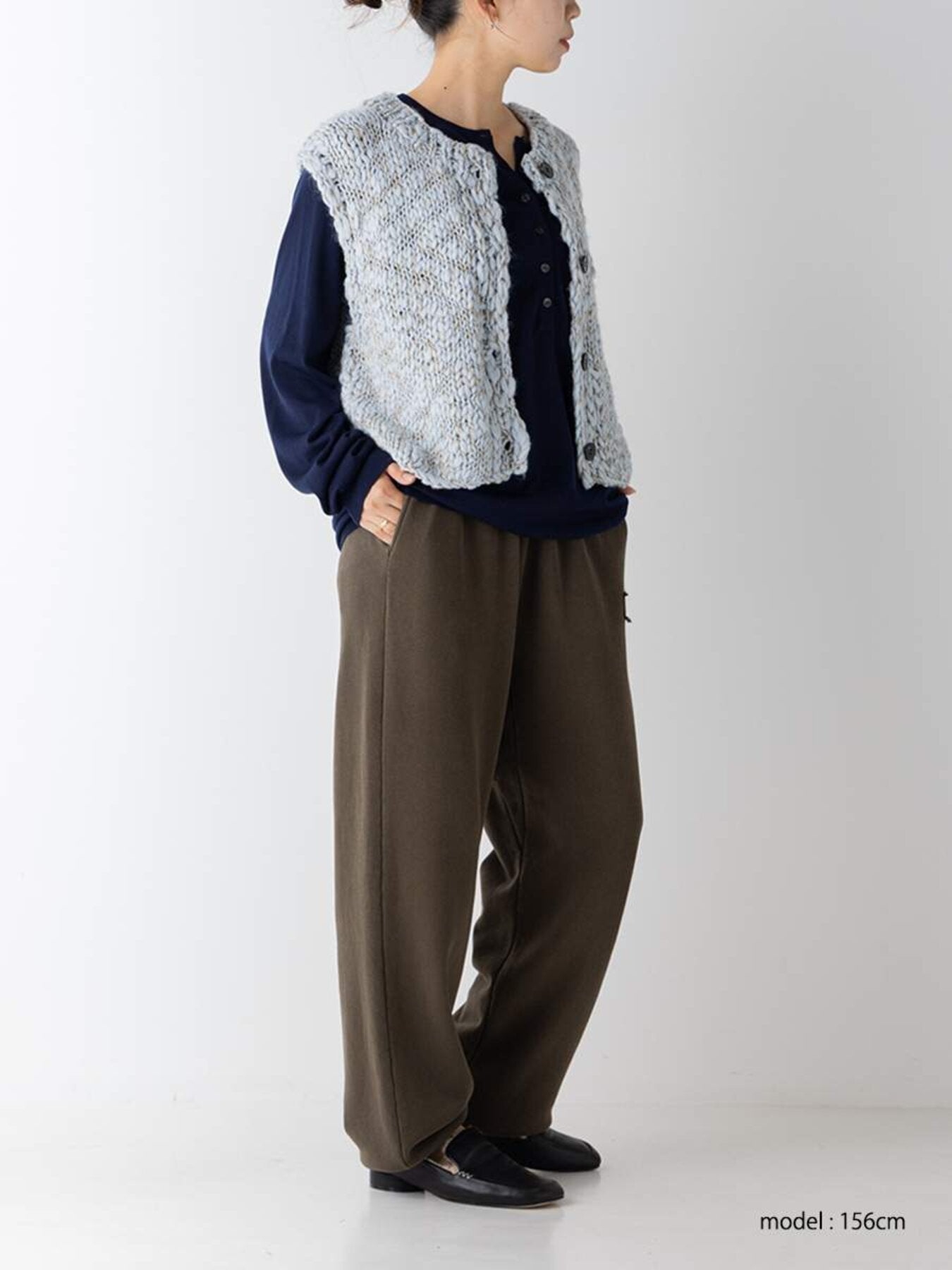【予約販売】YENN HAND SLUB MIX VEST Y264-91129