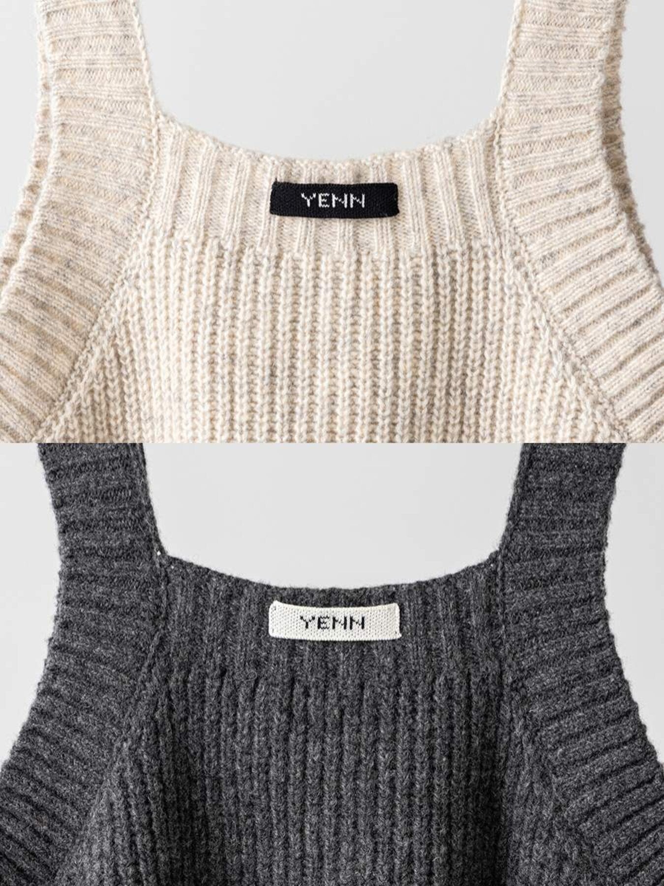 【予約販売】YENN CHUNKY KNIT VEST Y264-91131
