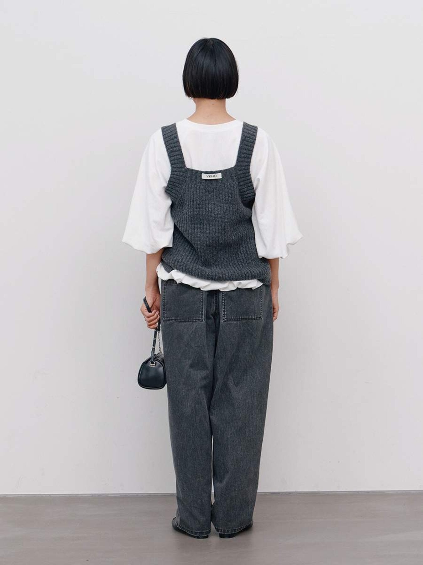 【予約販売】YENN CHUNKY KNIT VEST Y264-91131