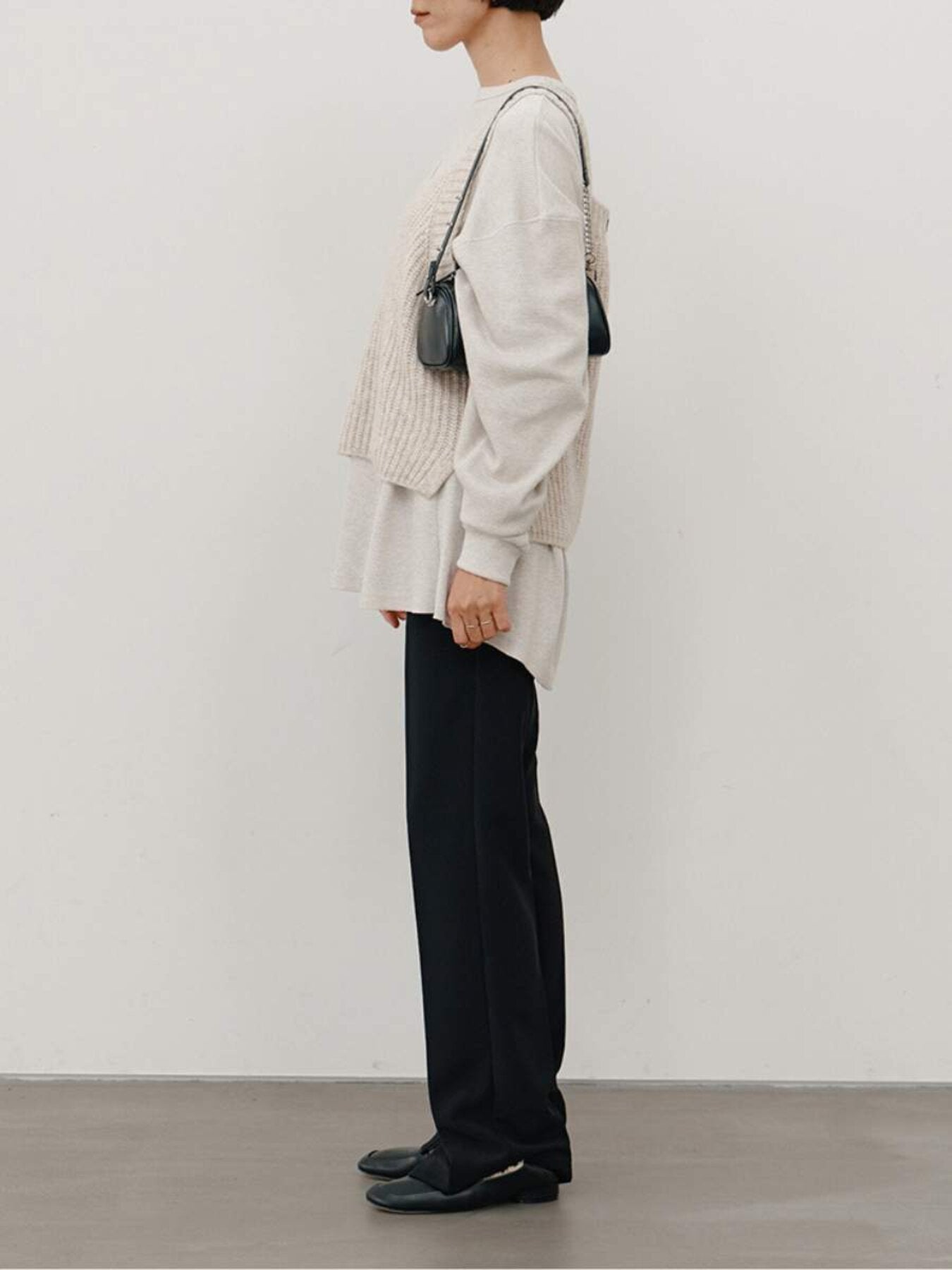 【予約販売】YENN CHUNKY KNIT VEST Y264-91131