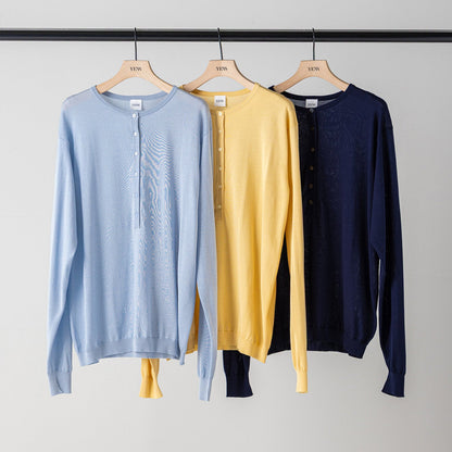 【予約販売】YENN 16G DEEP HENRY KNIT Y264-91141