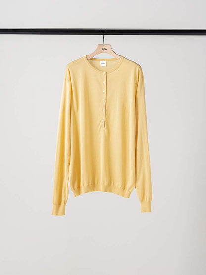 【予約販売】YENN 16G DEEP HENRY KNIT Y264-91141