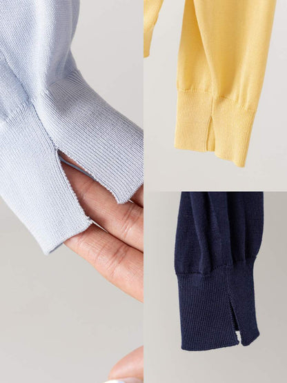 【予約販売】YENN 16G DEEP HENRY KNIT Y264-91141