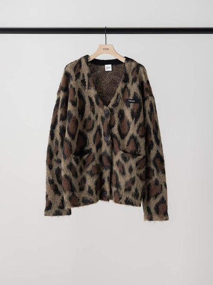 【予約販売】YENN LEOPARD V NECK CD Y264-92132