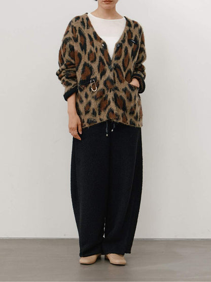 【予約販売】YENN LEOPARD V NECK CD Y264-92132