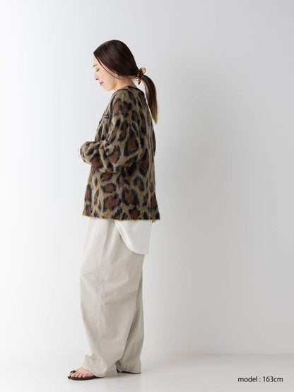 【予約販売】YENN LEOPARD V NECK CD Y264-92132