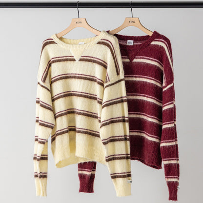 【予約販売】YENN MULTI STRIPE KNIT PO Y264-92133
