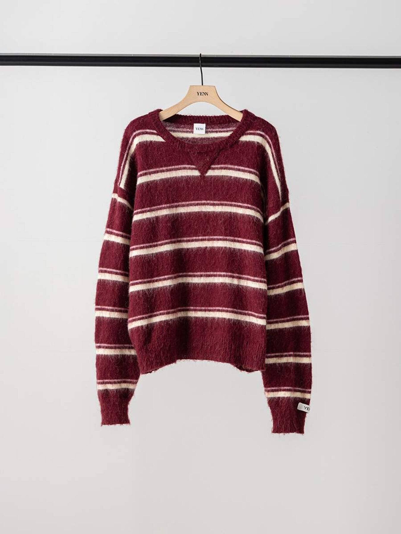 【予約販売】YENN MULTI STRIPE KNIT PO Y264-92133