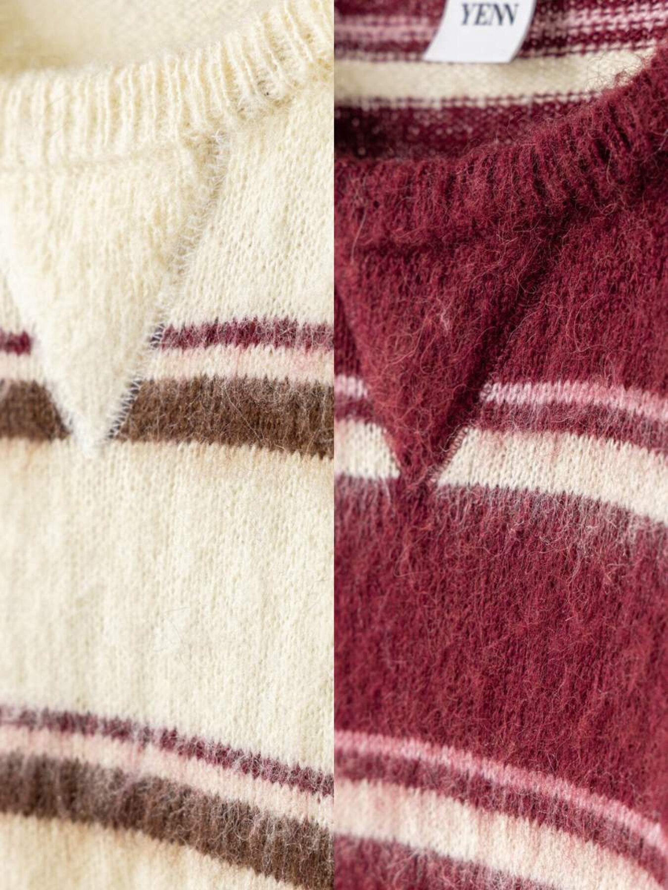 【予約販売】YENN MULTI STRIPE KNIT PO Y264-92133