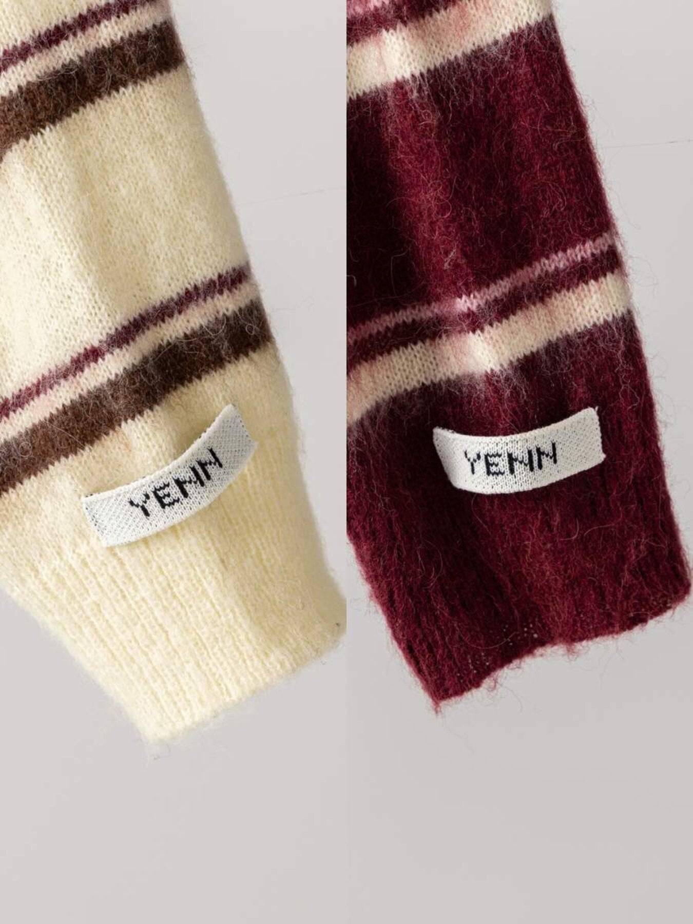【予約販売】YENN MULTI STRIPE KNIT PO Y264-92133