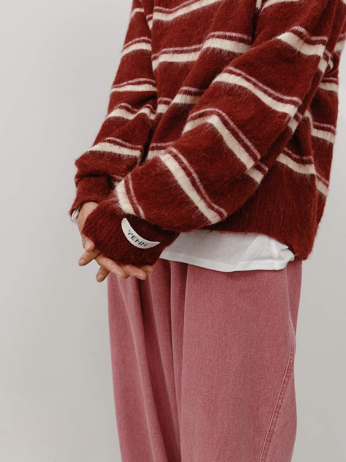 【予約販売】YENN MULTI STRIPE KNIT PO Y264-92133