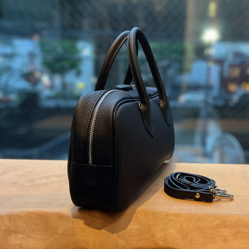 ラウンドボストン 2WAYレザーバッグ