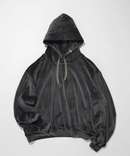 SUPERTHANKS Velour Short Hoodie CS03