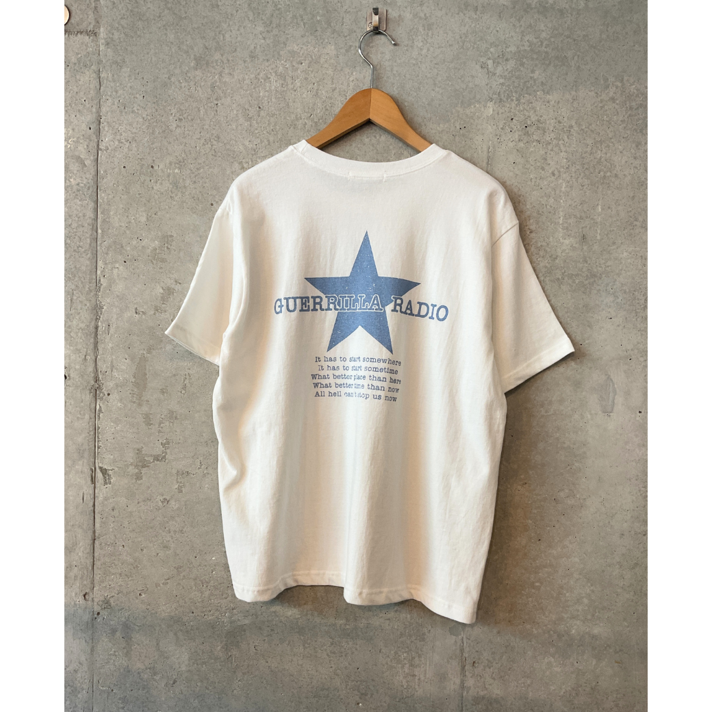GUERRILLA RADIO バックスタープリントT