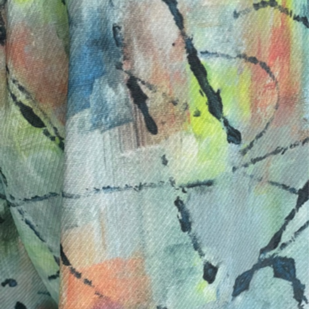 RUMCHE "Hidamari" Paint  Dress R25A10302