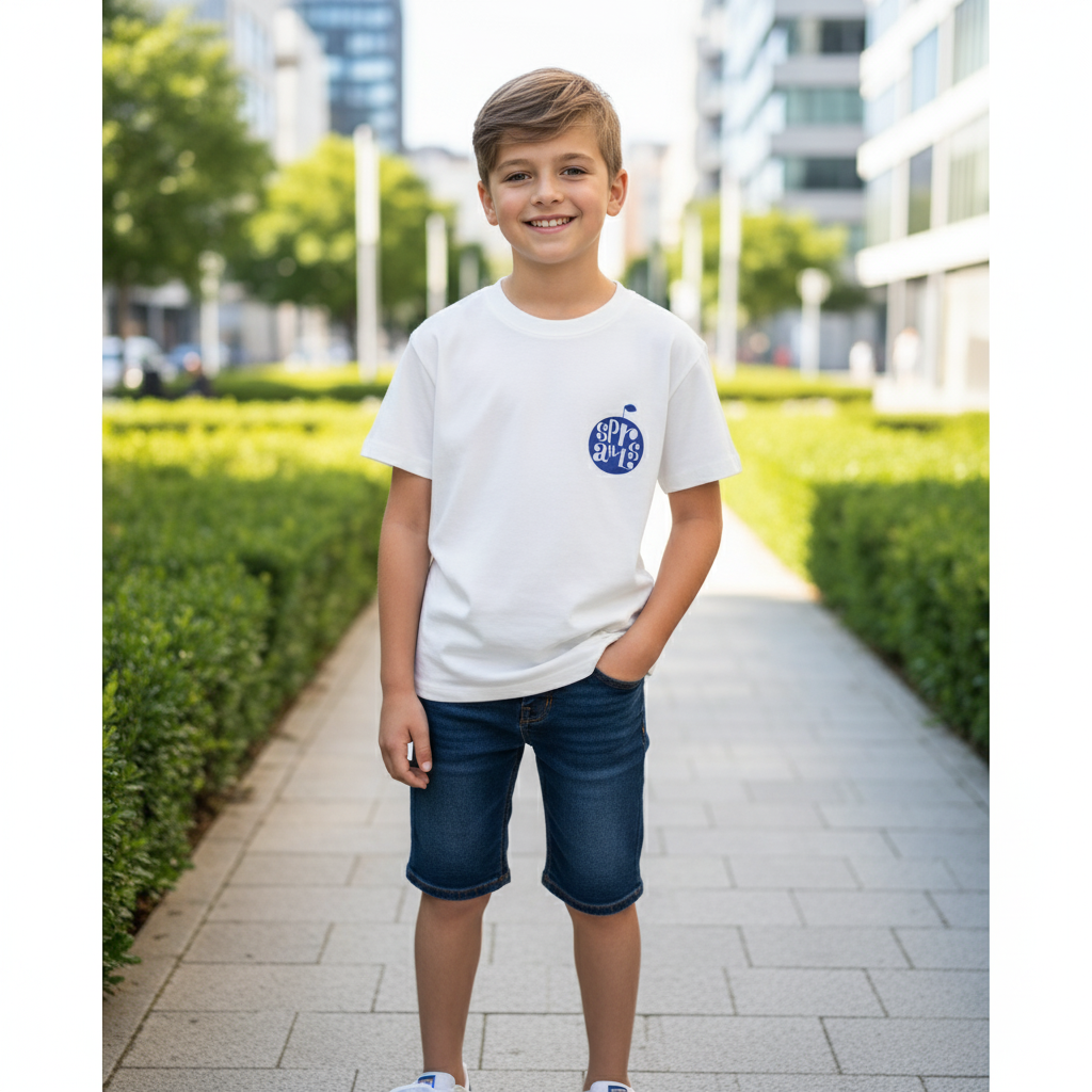 Apple logo kids Tee SSK-002