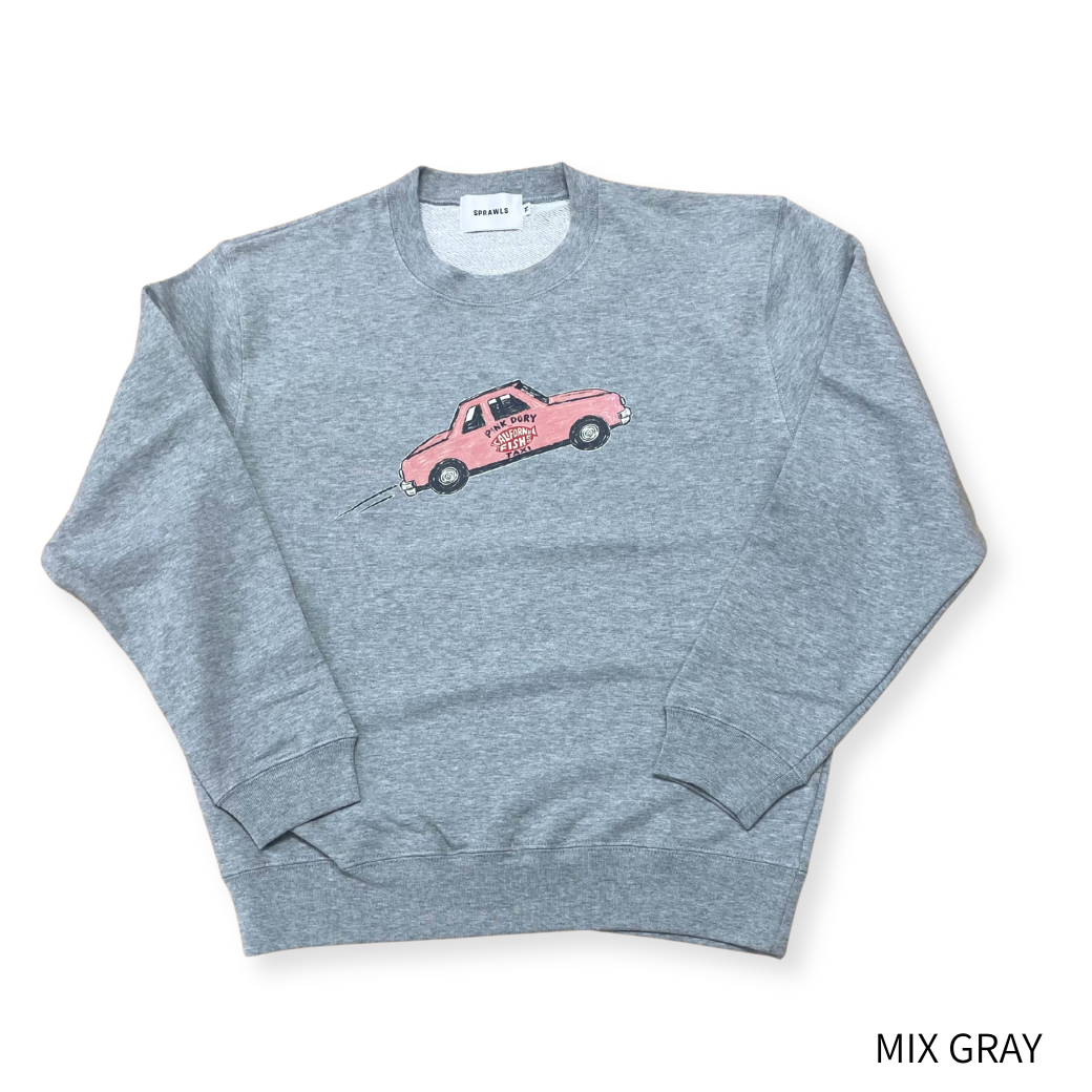 SPRAWLS PINK DORY TAXI SWEAT SFL-485