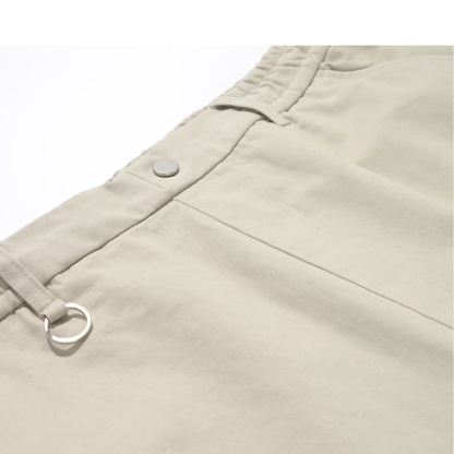 SUPERTHANKS Pigment dyed Twill side-tuck shorts PT-03