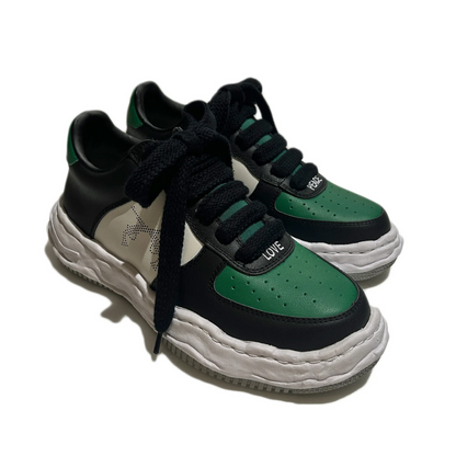 roarguns × Maison MIHARAYASUHIRO SNEEKER/GREEN×WHITE