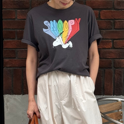 vintage加工プリントTシャツ