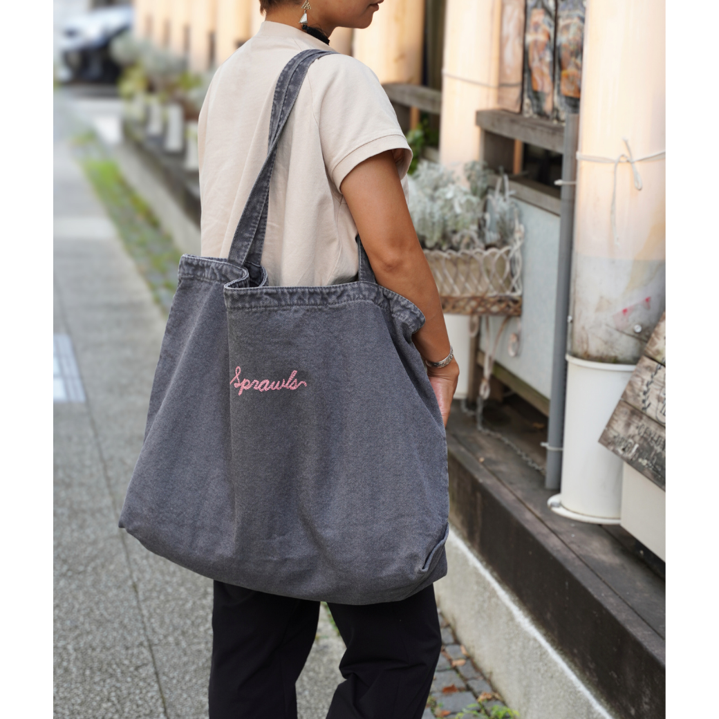 SPRAWLS Vintage large canvas tote bag SRC-261