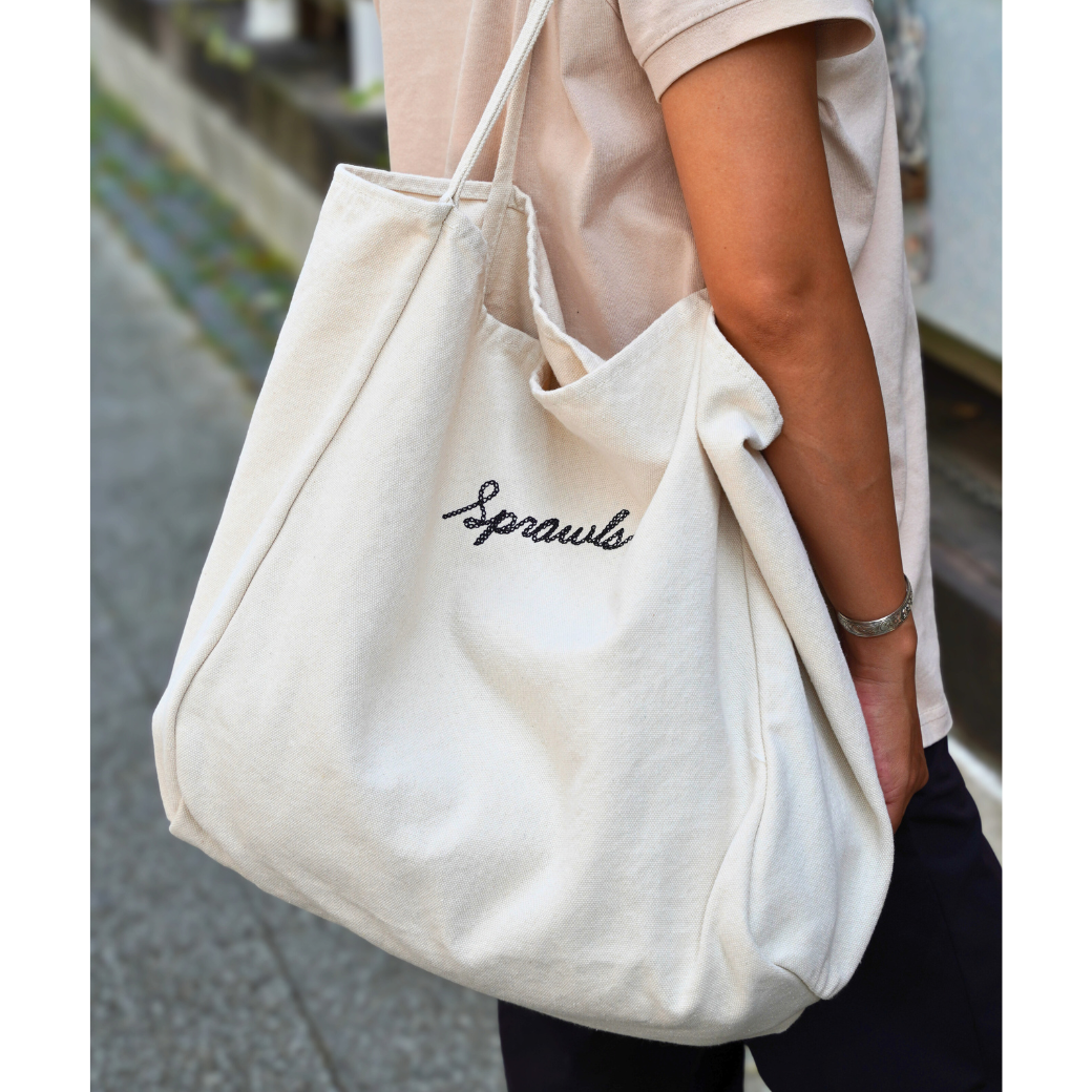 SPRAWLS Vintage compact canvas tote bag SRC-260