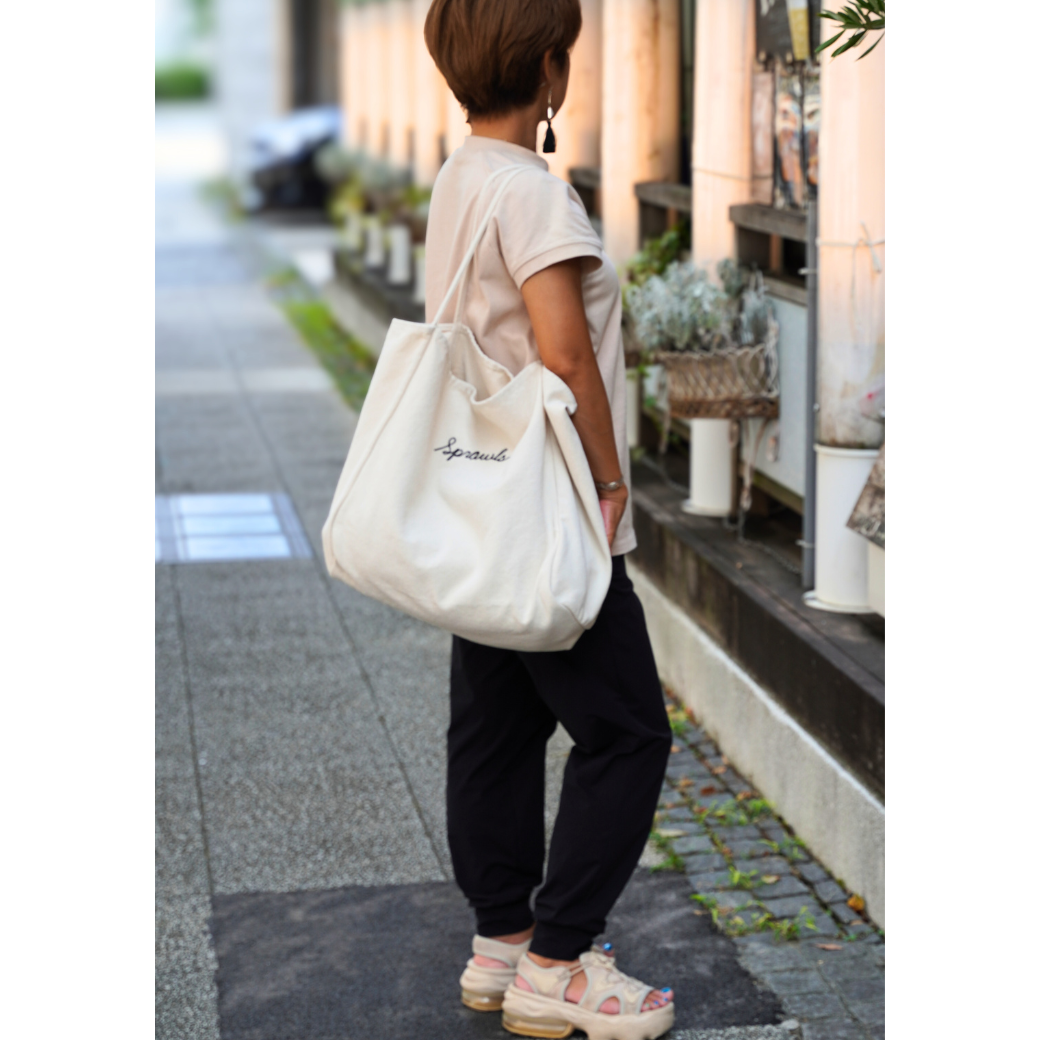 SPRAWLS Vintage compact canvas tote bag SRC-260