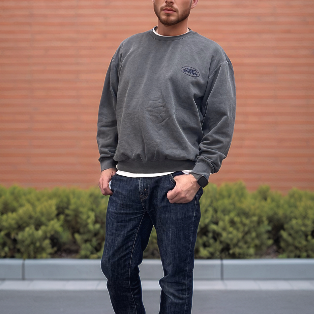 SPRAWLS Dyed Crew Sweat SSL-581