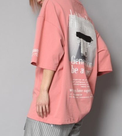 SUPERTHANKS LETTER BACK PRINT T-SHIRT［20%OFF］