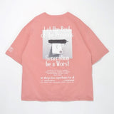 SUPERTHANKS LETTER BACK PRINT T-SHIRT［20%OFF］