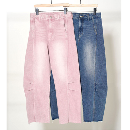 【予約販売】YENNKNEE TUCK DENIM PT Y252-31054-2