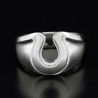 SYMPATHY OF SOUL　Horseshoe Amulet Combination Ring – Silver