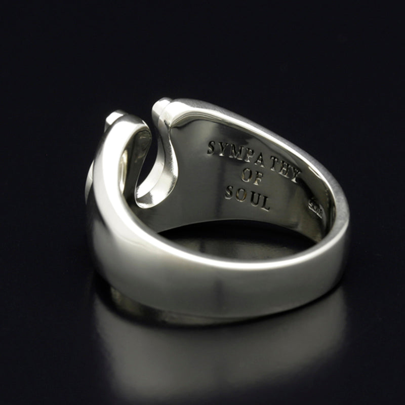 SYMPATHY OF SOUL　Horseshoe Amulet Combination Ring  Silver［30%OFF］