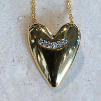 Heart Bijou Side Necklace