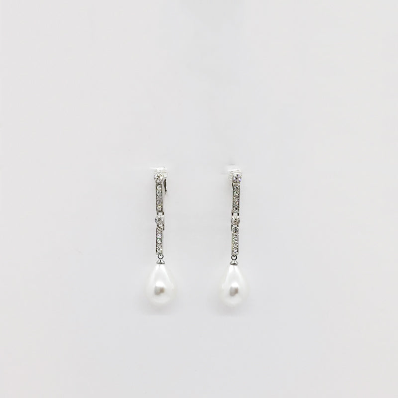 Kenneth Jay Lane Pear Pearl Earrings