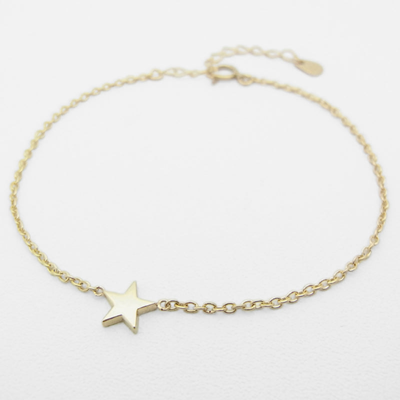 SYMPATHY OF SOUL Little Shine Star Bracelet - K10Yellow Gold [50%OFF]