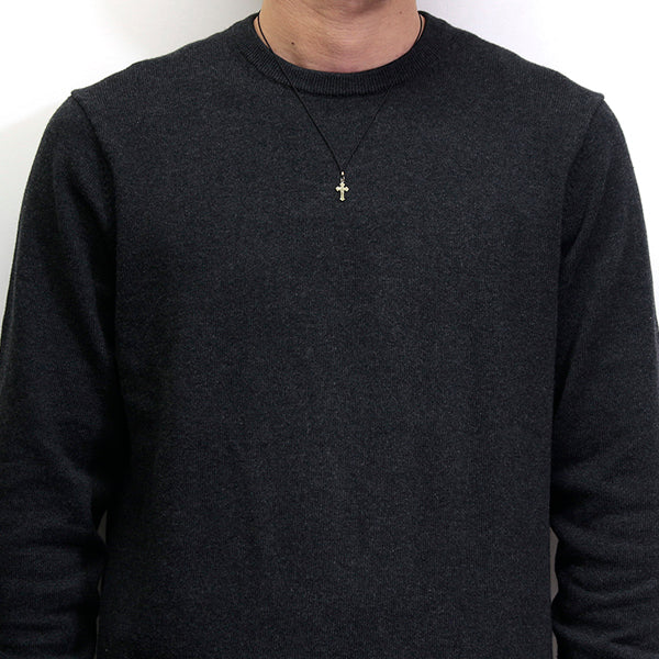 SYMPATHY OF SOUL 1940's Sixpence Cross Cord Necklace【数量限定】［30%OFF］