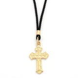 SYMPATHY OF SOUL 1940's Sixpence Cross Cord Necklace【数量限定】