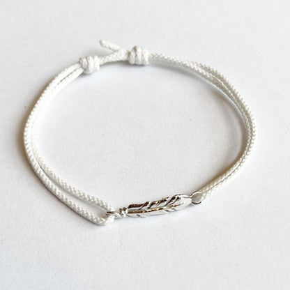 SYMPATHY OF SOUL Mini Feather Cord Bracelet & Anklet [50%OFF]