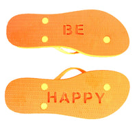 Moeloco (モエロコ) Flip-Flop Beach Sandal　BE HAPPY