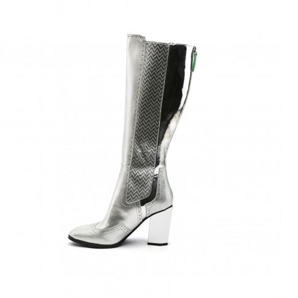 UNITED NUDE  Tetra Knee Boot Silver［40%OFF］